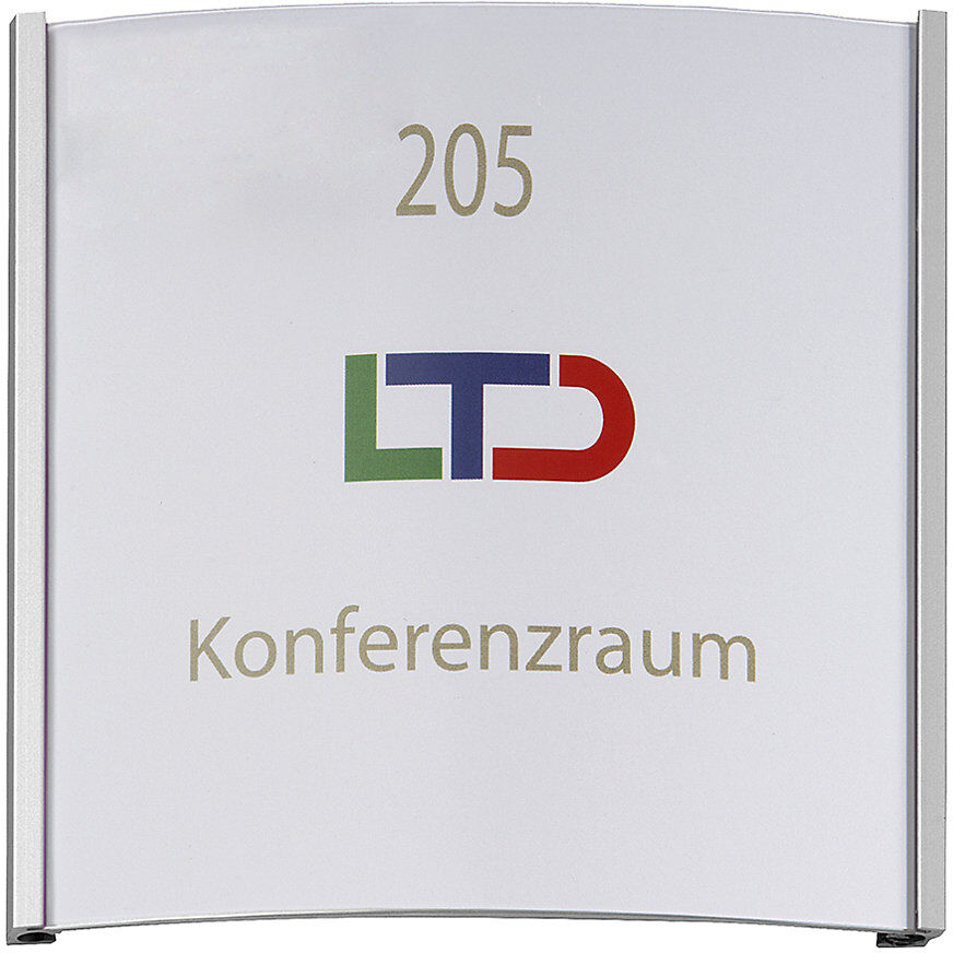 kaiserkraft ORLANDO™ Türschild, HxB 148 x 148 mm, Gewicht 0,22 kg