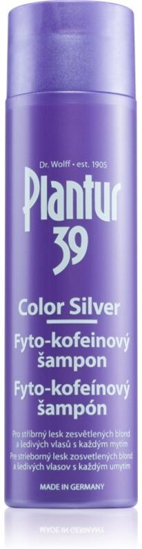 Plantur 39 Color Silver Koffein Shampoo neutralisiert gelbe Verfärbungen 250 ml