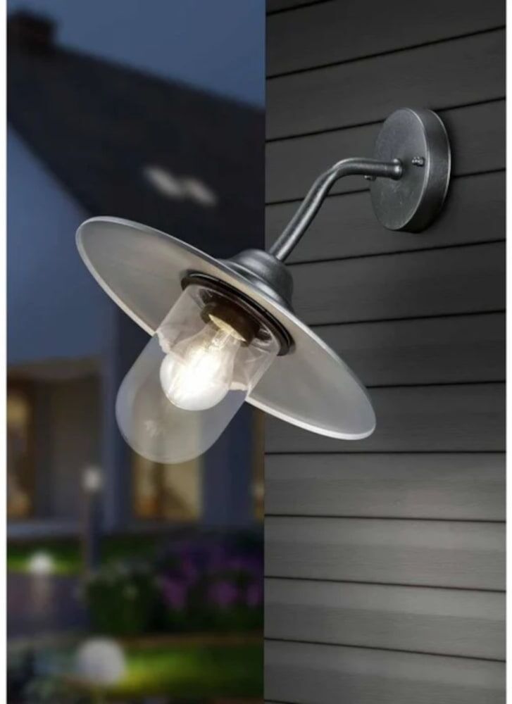 Trio Lighting Applique murale extérieure 1xe27 anthracite Noir 30x32x30cm