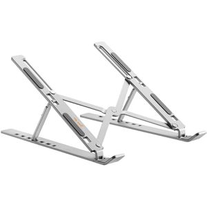 myWall Laptop-Ständer HT49, aus Aluminium, bis 15 Zoll, silber, neigbar & höhenverstellbar