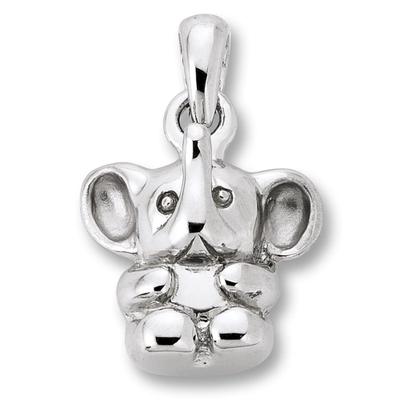 Kettenanhänger ONE ELEMENT "Elefant Anhänger aus 925 Silber Elefant Anhänger aus 925 Silber", silber, Schmuckanhänger, Mädchen, Silber 925 (Sterlingsilber), Kettenanhänger, Feine Gestaltung – ein Sinnbild mit ruhiger Eleganz