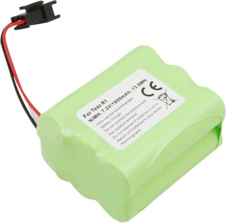 Avizar Teac R1 radio-accu 7,2 V 1800 mAh NiMH groen