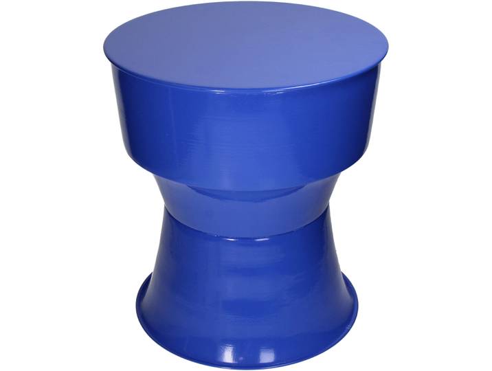 Hocker Levend Blau Eisen B 36 cm H 40.5 cm - Hocker