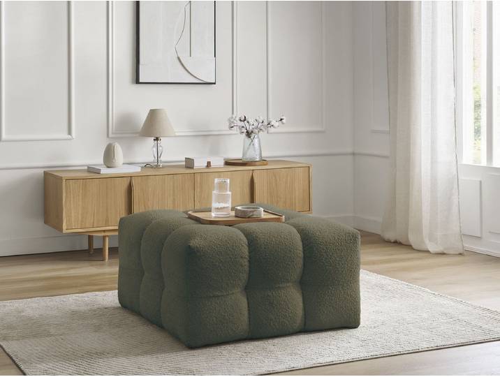 Pouf CLOUD tissu bouclette