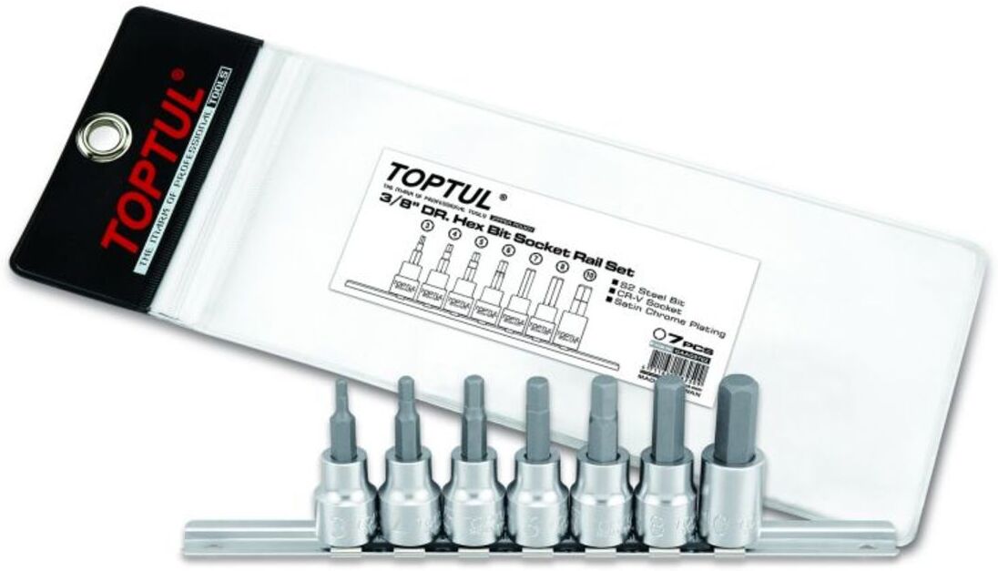 Steckschlüsselsatz 3/8 zoll TOPTUL GAAG0702