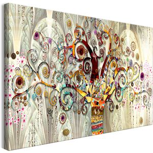 Artgeist Wandbild Lebensbaum, Leinwand, Querformat, 120 x 60 cm