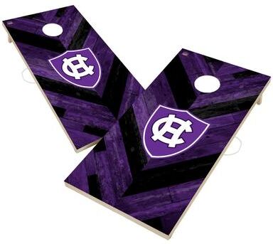 Skip's Garage Holy Cross Crusaders Cornhole Board Set