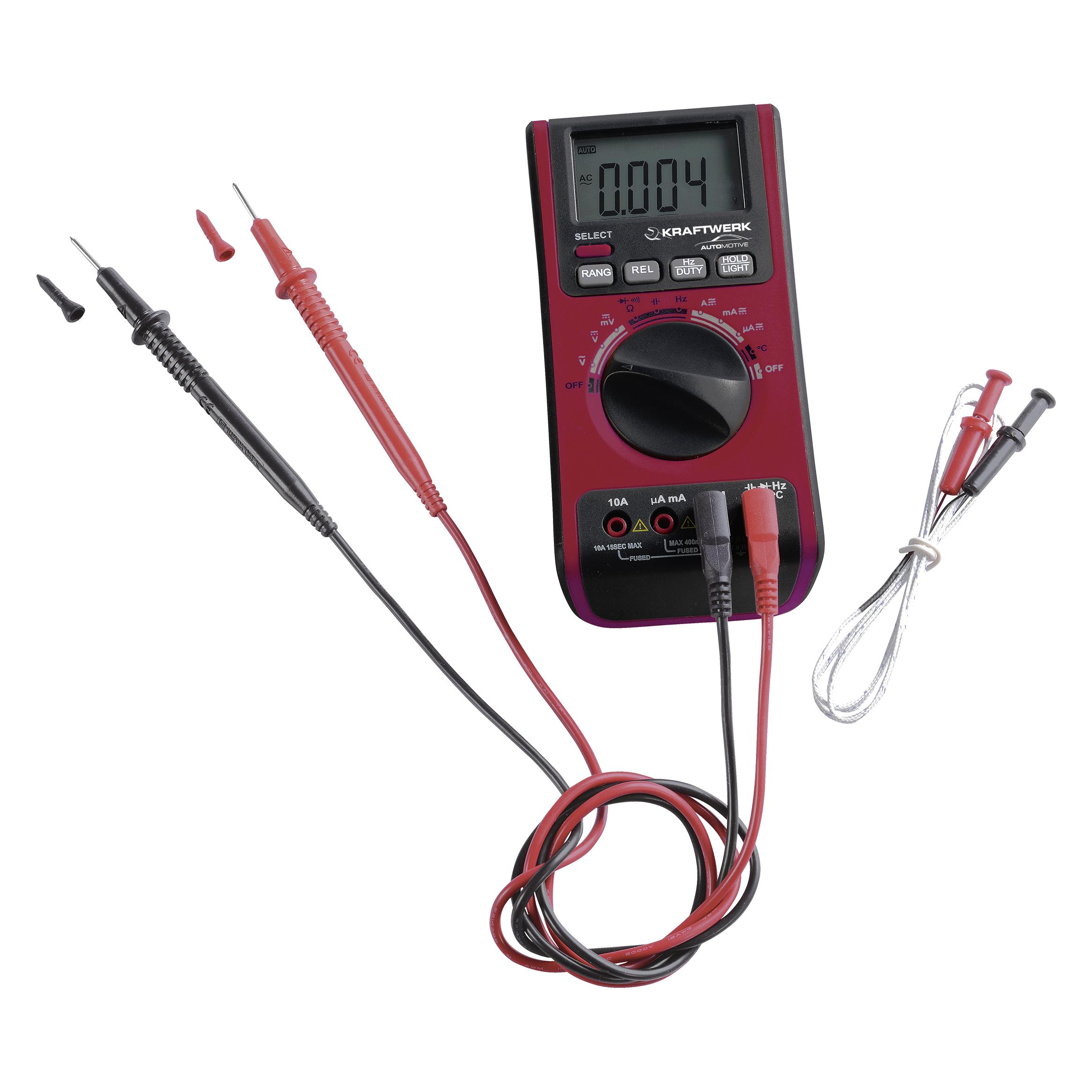 Kraftwerk Digital-Multimeter (CAT II 600V, Hand-Multimeter) (31130)