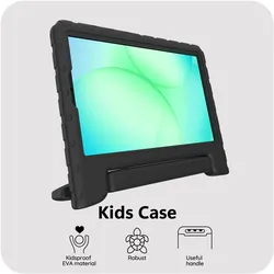 Cazy Tablet-Hülle für Kinder geeignet für Samsung Galaxy Tab A11 - Kinderhülle Tablet Classic - Schwarz (Samsung Galaxy Tab A11), Tablet Hülle, Schwarz