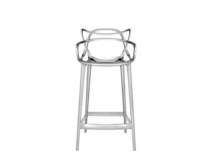 Kartell Masters Stool\, Tabouret\, Chromé\, H.65