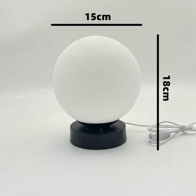 Friendly Fresh Finds Bauhaus Baby Nursing Table Lamp Modern Bedside Lamp For Nursery Bedroom Decor black matte Finish