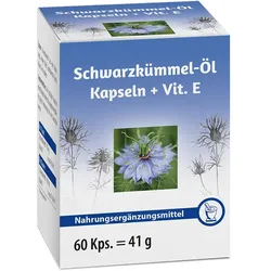 Schwarzkümmelöl Kapseln + Vitamin E 60 St