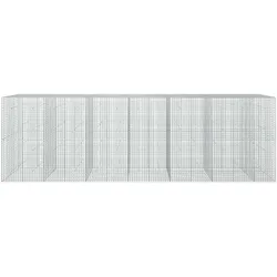 vidaXL, Steinkorb, Gabion mit 5 mm Draht und 5x5 cm Maschen 650x50x200 cm
