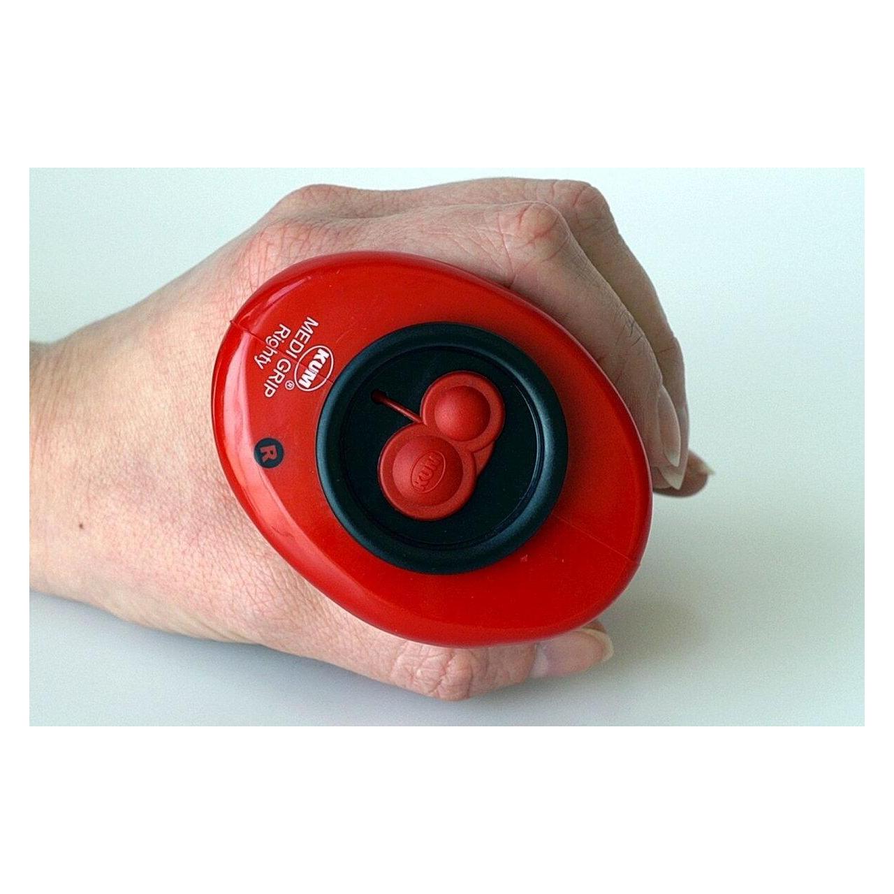 Kum Doppelspitzdose Medi Grip M2 rot/schwarz Rechtshänder (1036811)