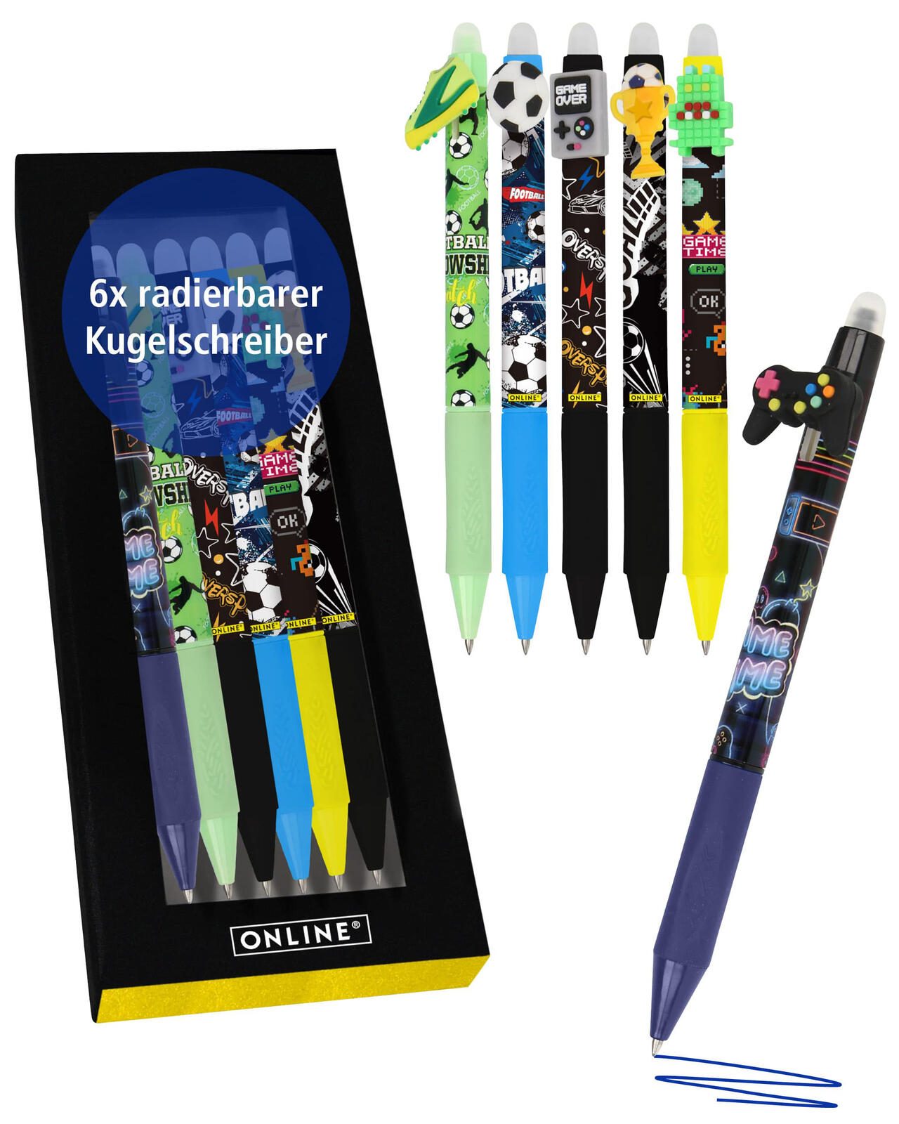 ONLINE® magiXX Fun Gelschreiber Boys 0.7 mm Schreibfarbe: Blau 70126