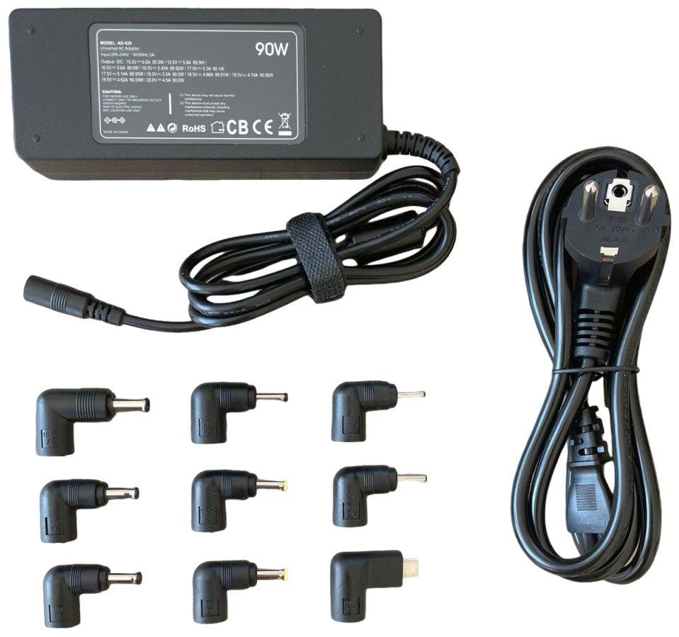 Eurocase voedingsadapter AD-820 (90W AC/DC)