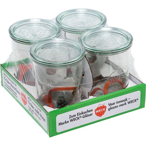 WECK Sturzglas 0,75l 4er Pack