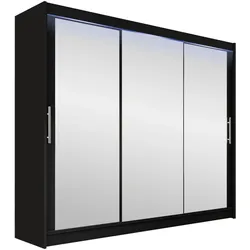 KLEIDERSCHRANK Aston III, mit RGB LED Beleuchtung