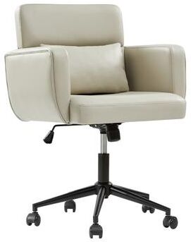 HULALA HOME Rae Modern 360 Swivel Office Chair with Padded Armrests