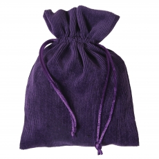Bartl Cord-Säckchen - ca. 13x18cm - lila 293949