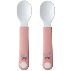 Mepal, Kindergeschirr + Kinderbesteck, Lernbesteck Set 2 pcs - Flowers&Butterflies