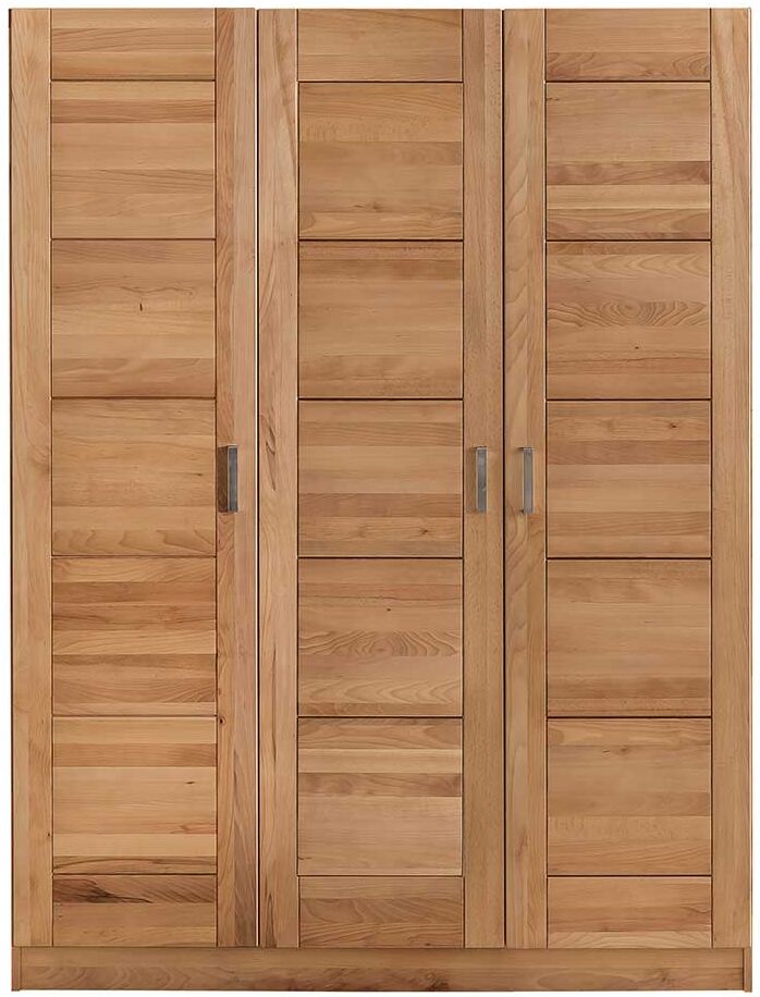 Pharao24.de Schlafzimmerschrank in Kernbuchefarben 205 cm hoch