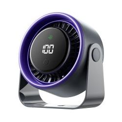 Vention Akku-Tischventilator Lite 01 - Ø 13 cm (Schwarz/Violett) (70669471)