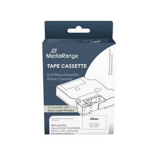 MediaRange Schriftbandka. Dymo D1/53713/S0720930 24mmx7m sw