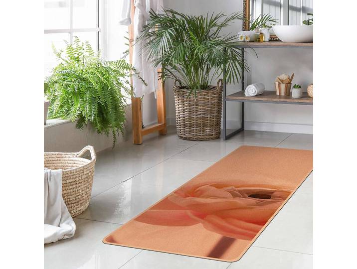 Läufer/Yogamatte Blüte im Fokus 183 x 61cm Pink