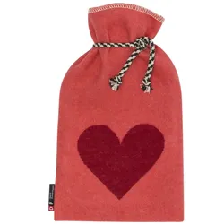 David Fussenegger Wärmflasche Silvretta 'Herz' 2L 21 x 38 cm Rot