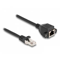 Delock 80196 RJ50 Patchkabel Kabel S/FTP 5.00 m Schwarz Geschirmt 1 St.
