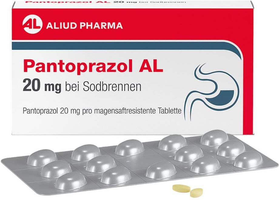Pantoprazol AL 20 mg bei Sodbrennen 7stk