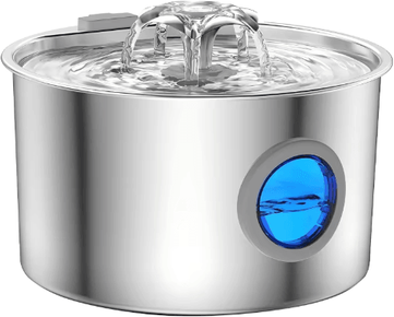 Inspire Picks Stainless Steel Automatic Cat Water Fountain Cat Water Fountain With Filter For Cats & Dogs 3.2l Model C
