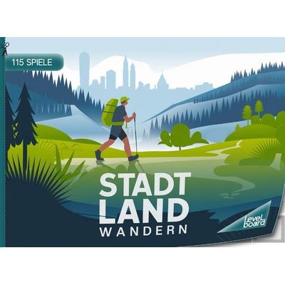 Stadt, Land, Wandern - 115 Spielblöcke, Taschenbuch von LevelBoard Spiele, LevelBoard Spiele, 978-3-693-19768-4