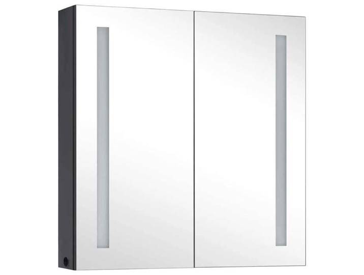 (Vente chaude)Armoire de salle de bain à miroir CLARENCE 60 kg capacité Placard Mural LED 62x14x60 cm - M242201