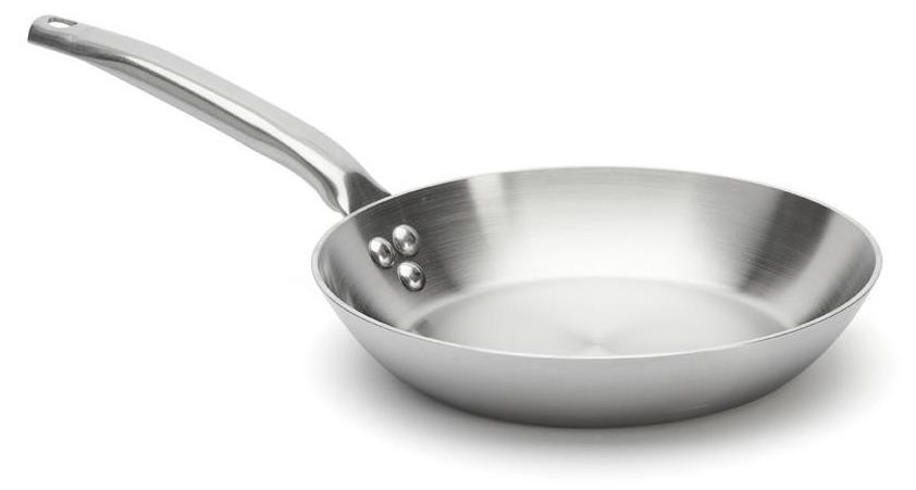 De Buyer 3604.24 Braadpan van roestvrij staal, 24 cm