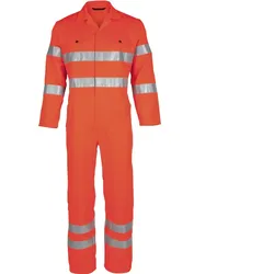 Warnschutz Overall "2404" High Visibility orange - 48 - Orange