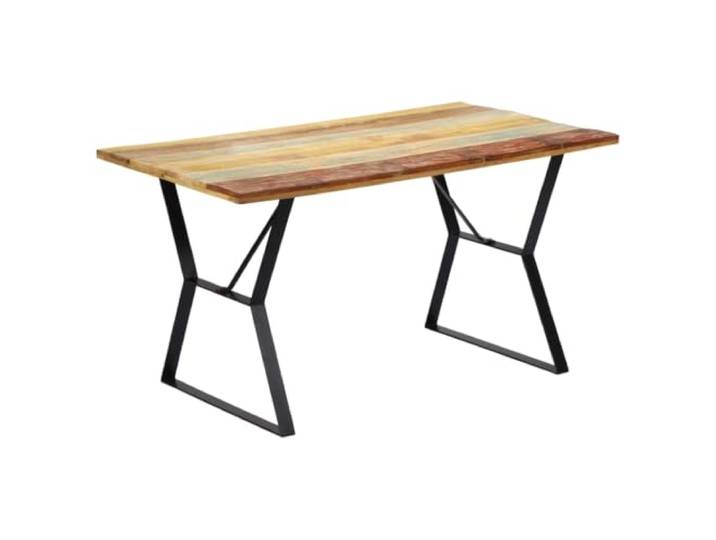 HEFZGDB Esstisch 140x80x76 cm Altholz Massiv Retro Vintage Design Antik Stil Handgefertigt Einzigartig Robust