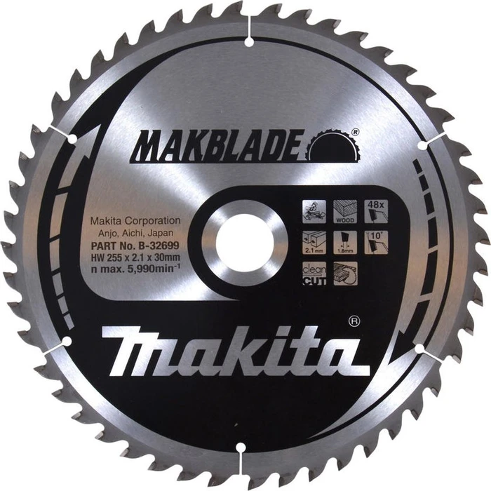 makita B-32699 Kreissägeblatt 255,0 mm, 48 Zähne