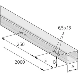 Pflitsch Minikanal-Körper+Deckel PIK 40/40 S