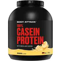 Body Attack - 100 % Casein Protein - 1800gBanana Cream