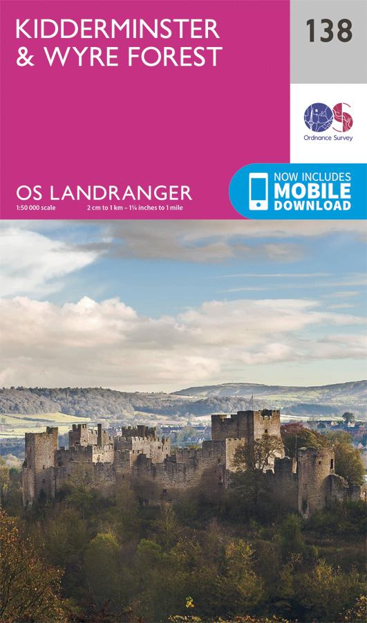 Carte topographique n° 138 - Kidderminster, Wyre Forest (Grande Bretagne)   Ordnance Survey - Landranger - Papier