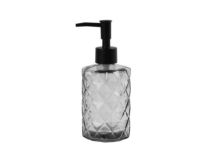 Seifenspender Glas 330 ml schwarz