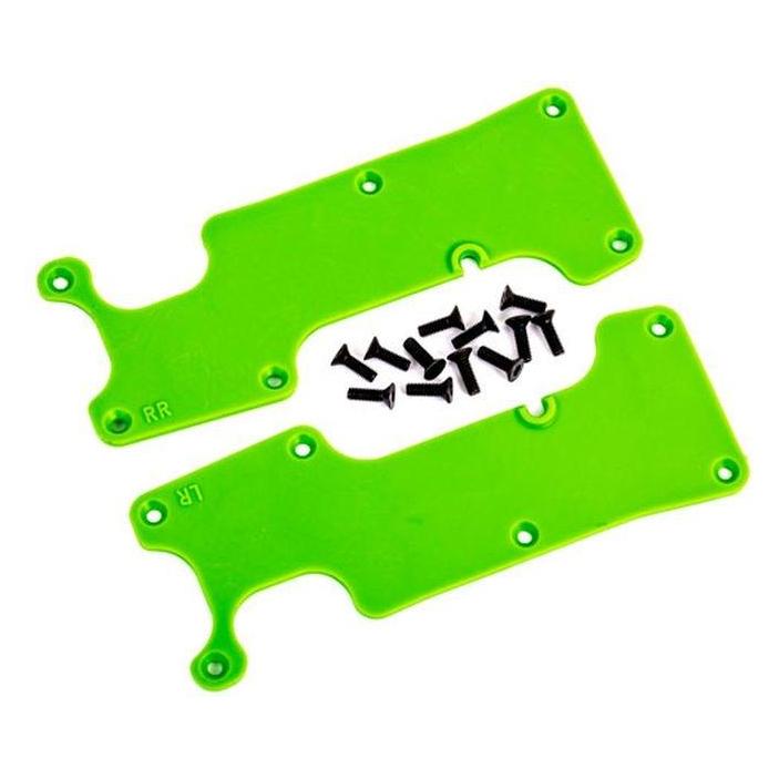 Traxxas querlenker-abdeckung grün hinten l/r + schrauben (TRX9634G)