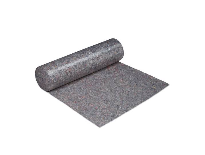 Relaxdays Malervlies Grau selbsthaftend 1x50 m, Kunststoff, Freizeit & Co, Heimwerken
