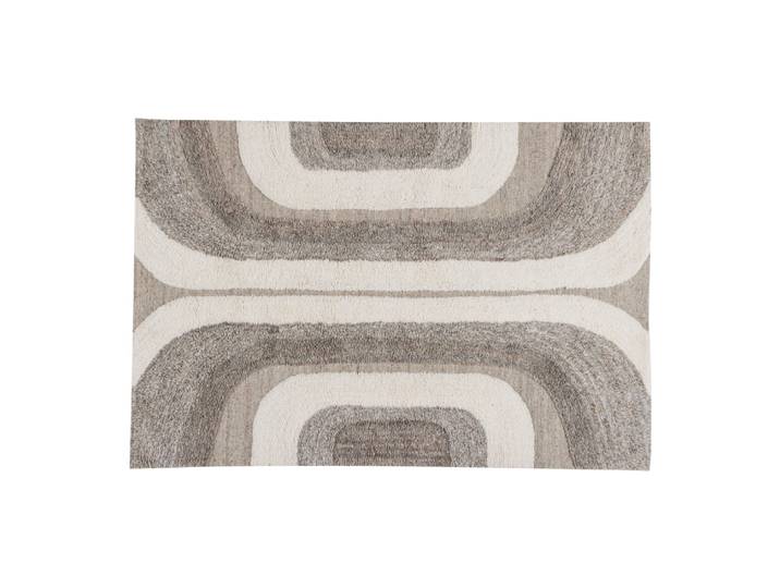 Tapis en laine et coton 1x170x240 gris