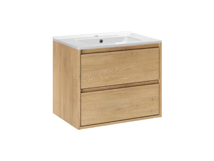 Meuble Simple Vasque Encastrée 60cm Edmé Bois