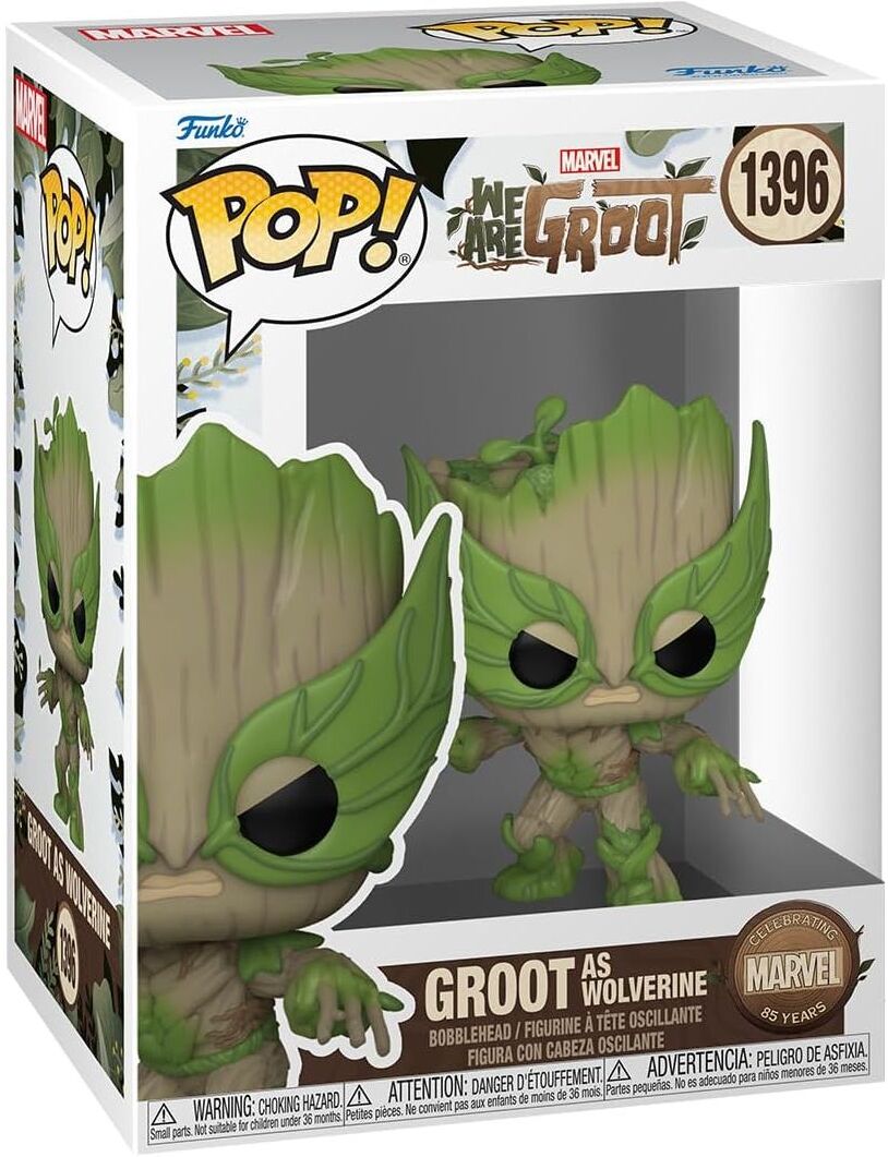 Funko Pop! Marvel: We Are Groot – Wolverine Collectable Vinyl Figure