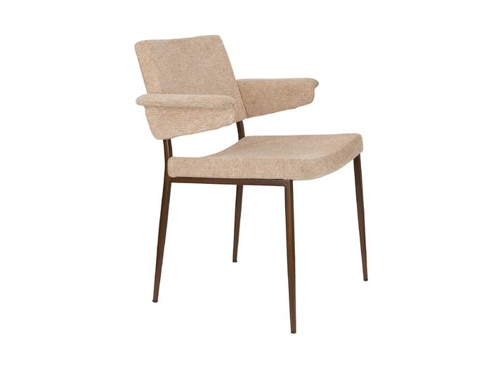 Design Armlehnstuhl „Portland“ Beige Dutchbone