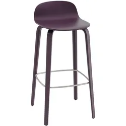 Muuto Visu Barhocker, höhe 75 cm, dark plum